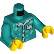 Mini Upper Part, No. 5788 - Bright Bluish Green