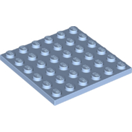 Plate 6X6 - Light Royal Blue