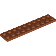 Plate 2X10 - Dark Orange