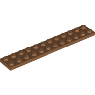 Plate 2X12 - Medium Nougat