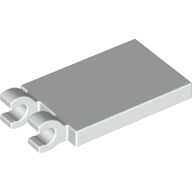 Plate 2X3 W. Holder - White