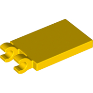 Plate 2X3 W. Holder - Bright Yellow