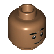 Mini Head, No. 3507 - Medium Nougat