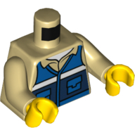 Mini Upper Part, No. 5640 - Brick Yellow