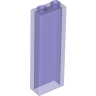 Brick 1X2X5 - Transparent Bright Violet