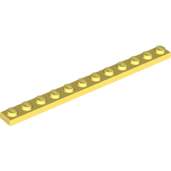 Plate 1X12 - Cool Yellow