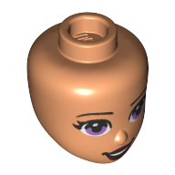 Mini Doll, Head, No. 264 - Nougat
