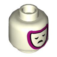 Mini Head, No. 3480 - White Glow