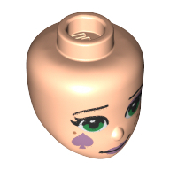 Mini Doll, Head, No. 261 - Light Nougat