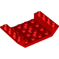 Inv. Roof Tile 4X6, 3XMinuscule4.9 - Bright Red