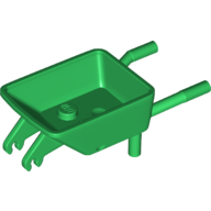 Mini Wheel Barrow W.Minuscule3.2Shaft - Dark Green