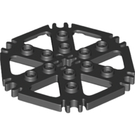 Plate Hexagonal W/ Standard Dia. 48 - Black