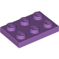 Plate 2X3 - Medium Lavender