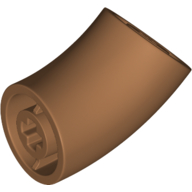 Design Element,Deg.135,W/ Crosshole,No.1 - Medium Nougat