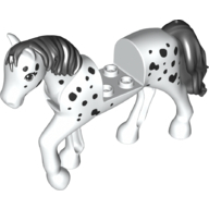 Horse, No. 9 - White