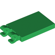 Plate 2X3 W. Holder - Dark Green
