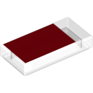 Flat Tile 1X2, No. 326 - Transparent