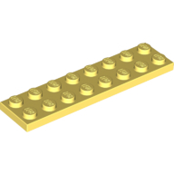 Plate 2X8 - Cool Yellow