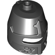 Mini Knight`S Helmet Closed - Black
