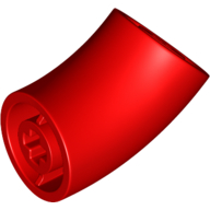 Design Element,Deg.135,W/ Crosshole,No.1 - Bright Red
