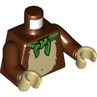 Mini Upper Part, No. 5534 - Reddish Brown
