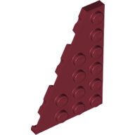 Left Plate 4X6, Deg. 27 - Dark Red