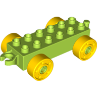 Duplo Chassis 2X6 - Bright Yellowish Green