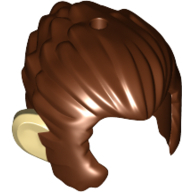 Mini Wig W/ Ears, No. 6 - Reddish Brown