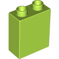 Duplo Brick 1X2X2 - Bright Yellowish Green
