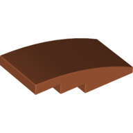 Brick W. Bow 2X4 - Dark Orange