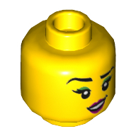 Mini Head, No. 3536 - Bright Yellow
