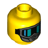 Mini Head, No. 3524 - Bright Yellow