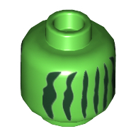 Mini Head, No. 3413 - Bright Green