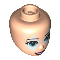 Mini Doll, Head, No. 269 - Light Nougat