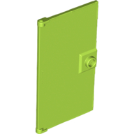 Glass Door For Frame 1X4X6 - Bright Yellowish Green