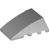 Brick 4X4 W. Bow/Angle - Medium Stone Grey