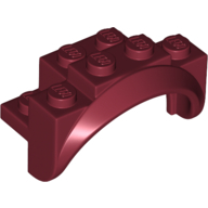 Mudguard 2X4X2, No. 1 - Dark Red