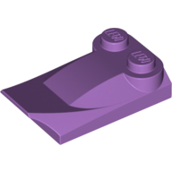 Plate W. Bows 2X3 - Medium Lavender