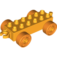 Duplo Chassis 2X6 - Flame Yellowish Orange