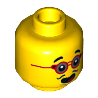 Mini Head, No. 3522 - Bright Yellow