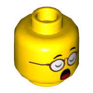 Mini Head, No. 3417 - Bright Yellow