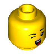 Mini Head, No. 3416 - Bright Yellow
