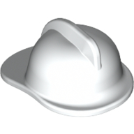 Mini Fireman Helmet - White