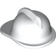 Mini Fireman Helmet - White