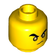 Mini Head, No. 3435 - Bright Yellow