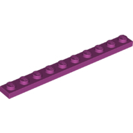 Plate 1X10 - Bright Reddish Violet