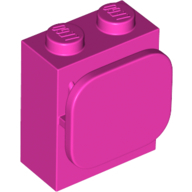 Brick 1X2X2, W/ Function, No. 1 - Bright Purple