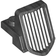 Plate 1X2 W. Radiator - Titanium Metallic
