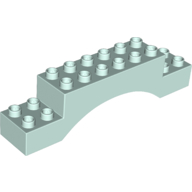 Brick 2X10X2 Arch - Aqua