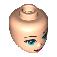 Mini Doll, Head, No. 249 - Light Nougat